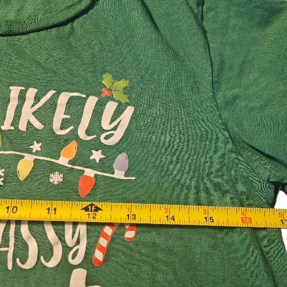 "Most Likely To Get Sassy With Santa" Christmas holiday t-shirt Small - Picture 7 of 8